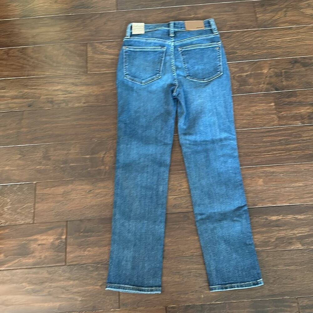 NWT Madewell Stovepipe Blue Jeans Antoine Wash AJ204 Classic Denim - Picture 12 of 13